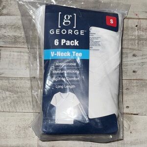 George White V-Neck Tee Pack